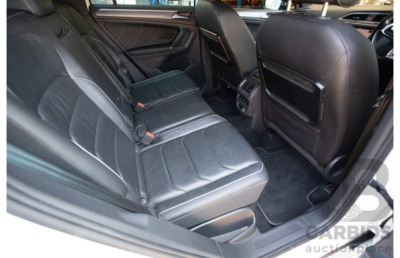 7/2017 Volkswagen Tiguan 140TDI Highline R-Line Package (AWD) 5NA MY18 4d Wagon Pure White Turbo Diesel 2.0L