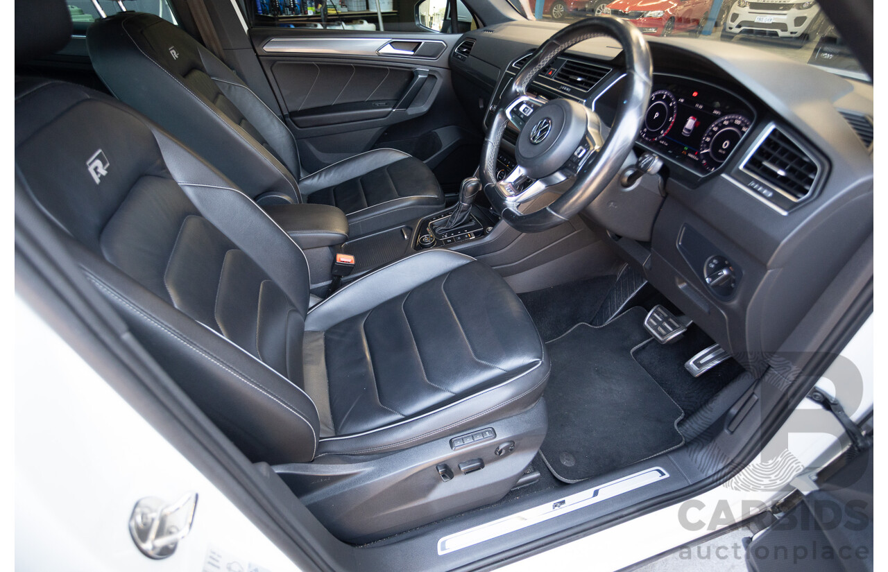 7/2017 Volkswagen Tiguan 140TDI Highline R-Line Package (AWD) 5NA MY18 4d Wagon Pure White Turbo Diesel 2.0L