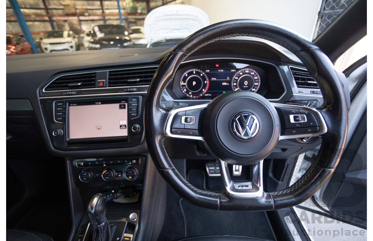 7/2017 Volkswagen Tiguan 140TDI Highline R-Line Package (AWD) 5NA MY18 4d Wagon Pure White Turbo Diesel 2.0L