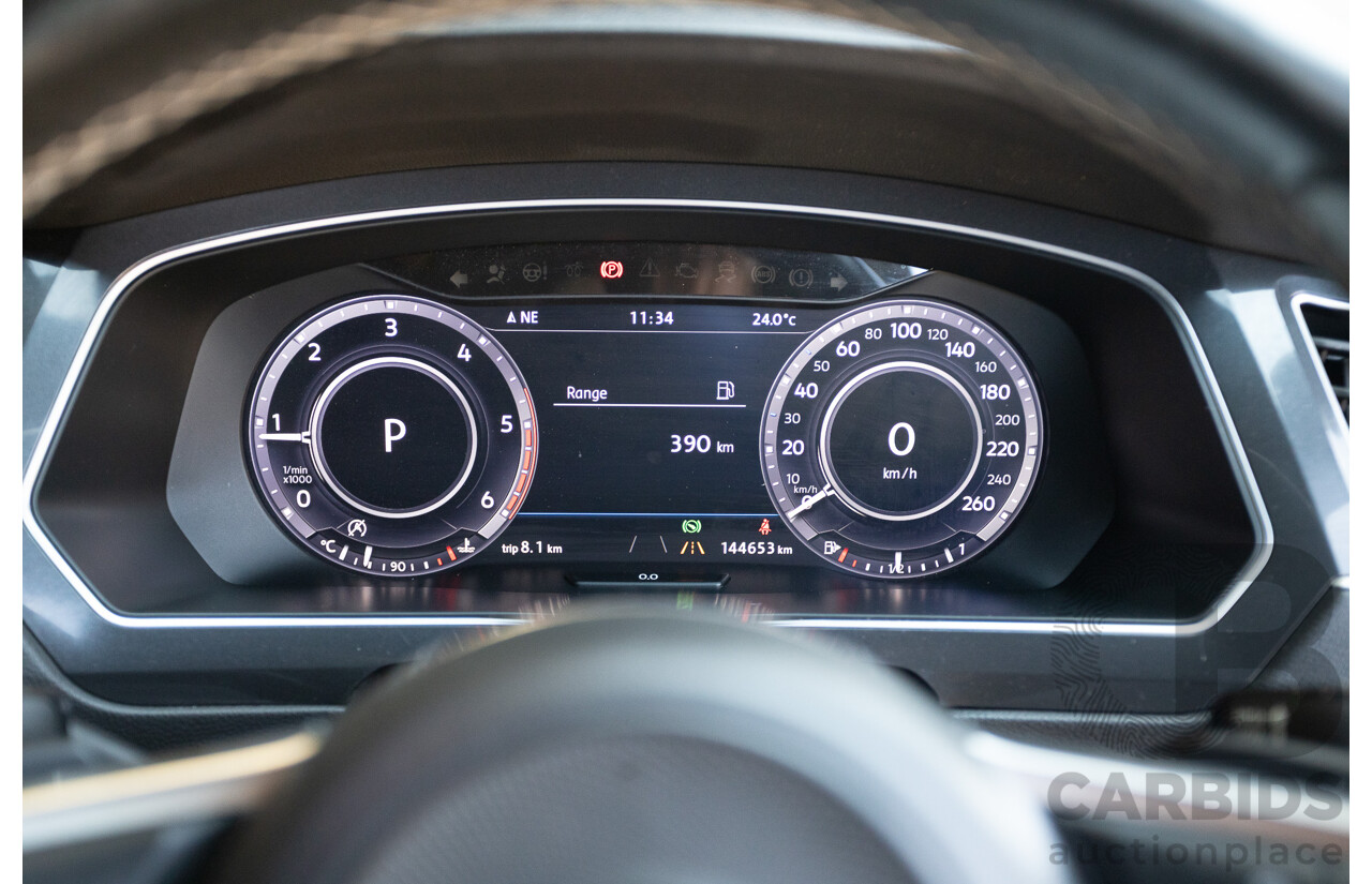 7/2017 Volkswagen Tiguan 140TDI Highline R-Line Package (AWD) 5NA MY18 4d Wagon Pure White Turbo Diesel 2.0L