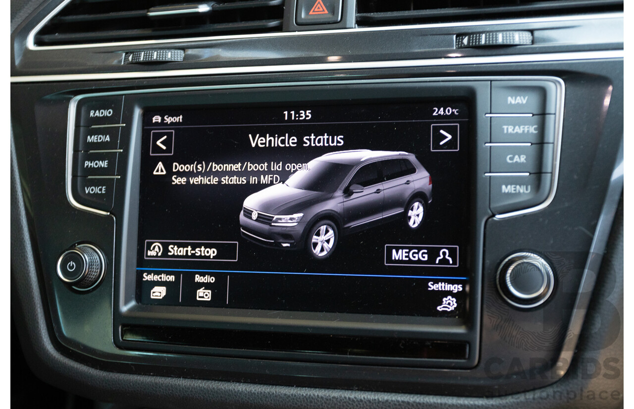 7/2017 Volkswagen Tiguan 140TDI Highline R-Line Package (AWD) 5NA MY18 4d Wagon Pure White Turbo Diesel 2.0L