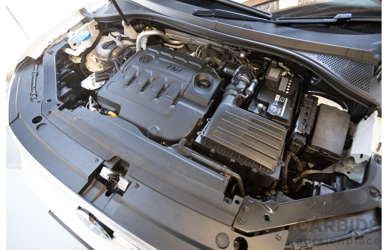 7/2017 Volkswagen Tiguan 140TDI Highline R-Line Package (AWD) 5NA MY18 4d Wagon Pure White Turbo Diesel 2.0L