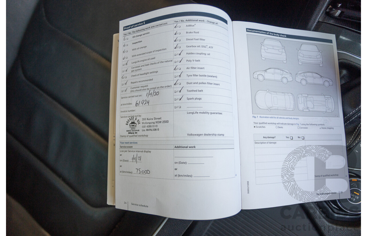 7/2017 Volkswagen Tiguan 140TDI Highline R-Line Package (AWD) 5NA MY18 4d Wagon Pure White Turbo Diesel 2.0L