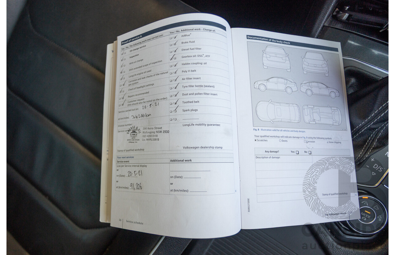 7/2017 Volkswagen Tiguan 140TDI Highline R-Line Package (AWD) 5NA MY18 4d Wagon Pure White Turbo Diesel 2.0L