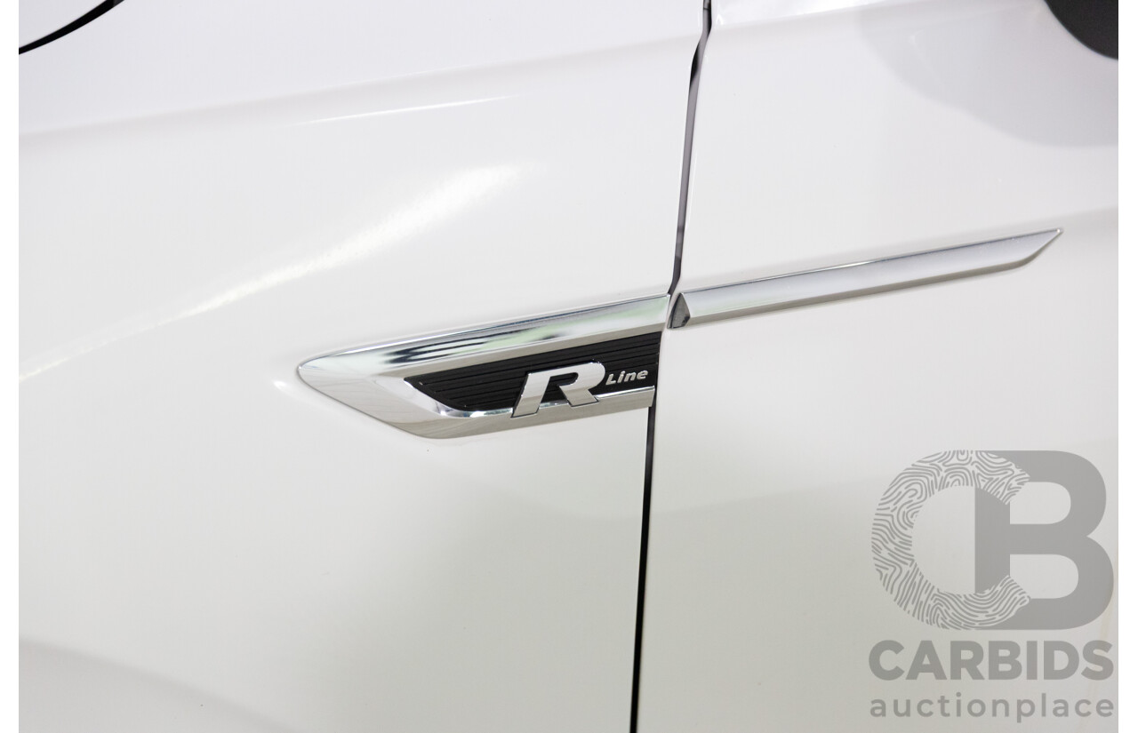 07/2017 Volkswagen Tiguan 140TDI Highline R-Line Package (AWD) 5NA MY18 4d Wagon Pure White Turbo Diesel 2.0L