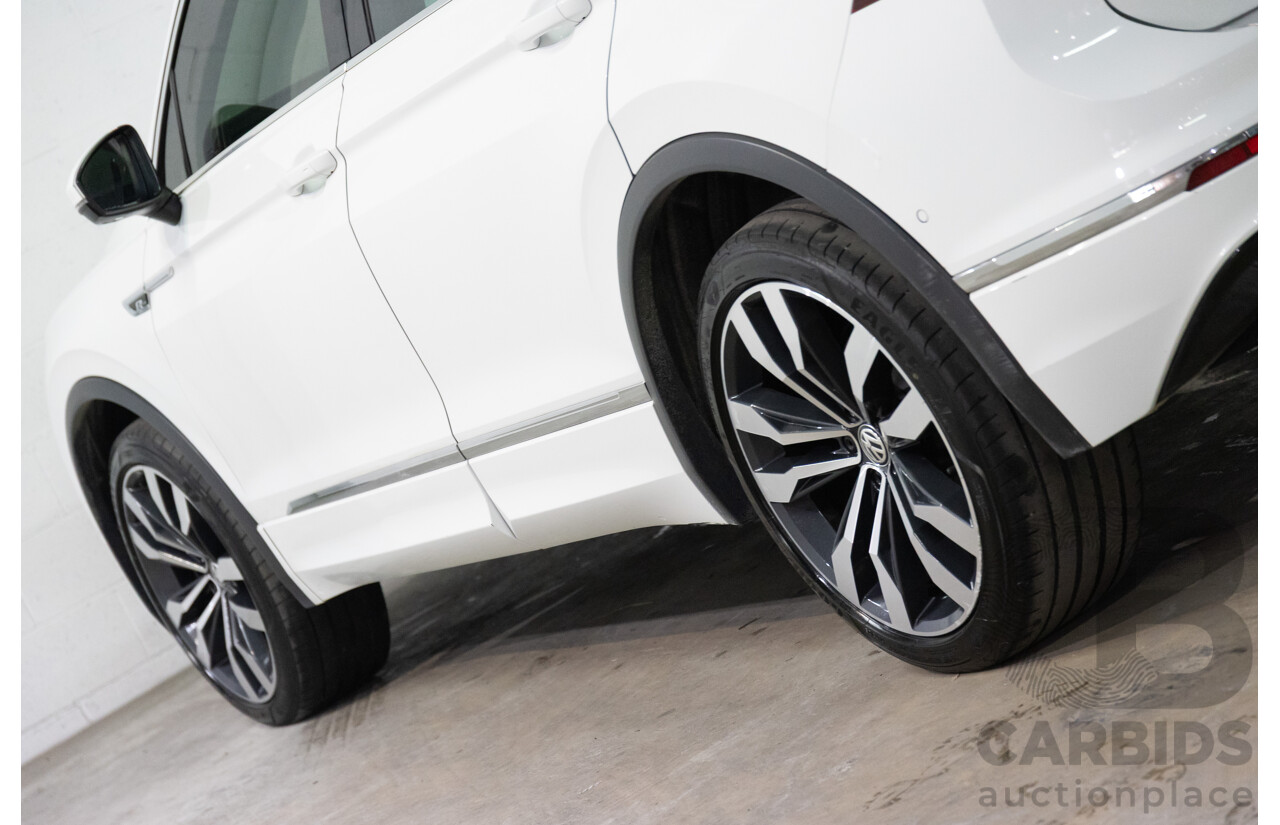 07/2017 Volkswagen Tiguan 140TDI Highline R-Line Package (AWD) 5NA MY18 4d Wagon Pure White Turbo Diesel 2.0L