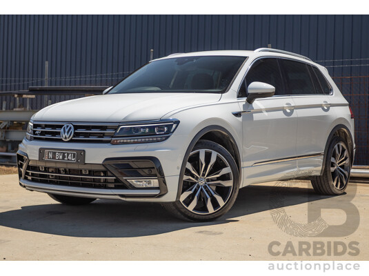 7/2017 Volkswagen Tiguan 140TDI Highline R-Line Package (AWD) 5NA MY18 4d Wagon Pure White Turbo Diesel 2.0L