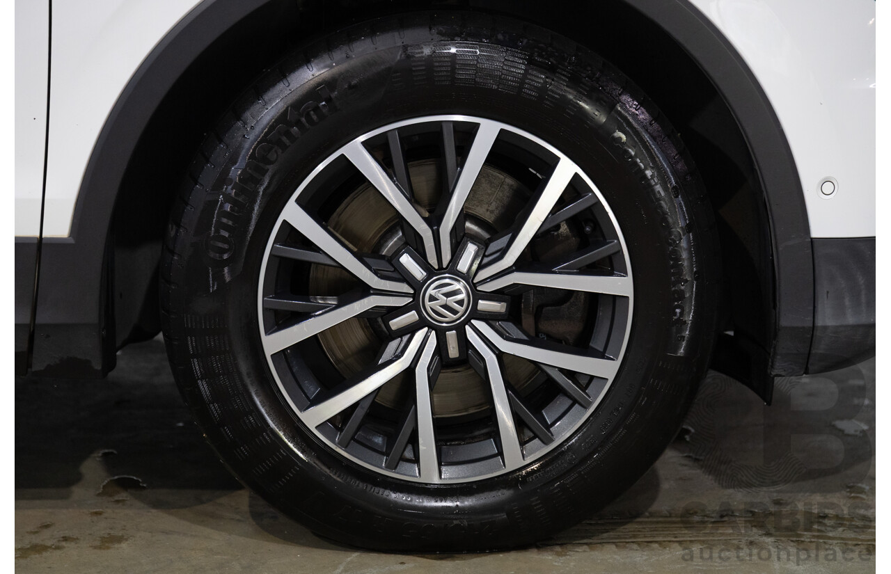 08/2017 Volkswagen Tiguan 132TSI Comfortline (AWD) 5NA MY18 4d Wagon Pure White Turbo 2.0L