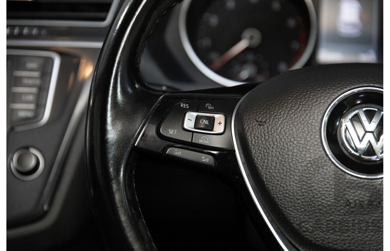 08/2017 Volkswagen Tiguan 132TSI Comfortline (AWD) 5NA MY18 4d Wagon Pure White Turbo 2.0L