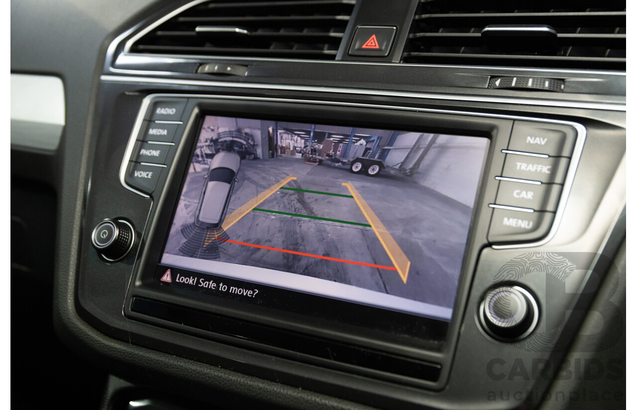 08/2017 Volkswagen Tiguan 132TSI Comfortline (AWD) 5NA MY18 4d Wagon Pure White Turbo 2.0L