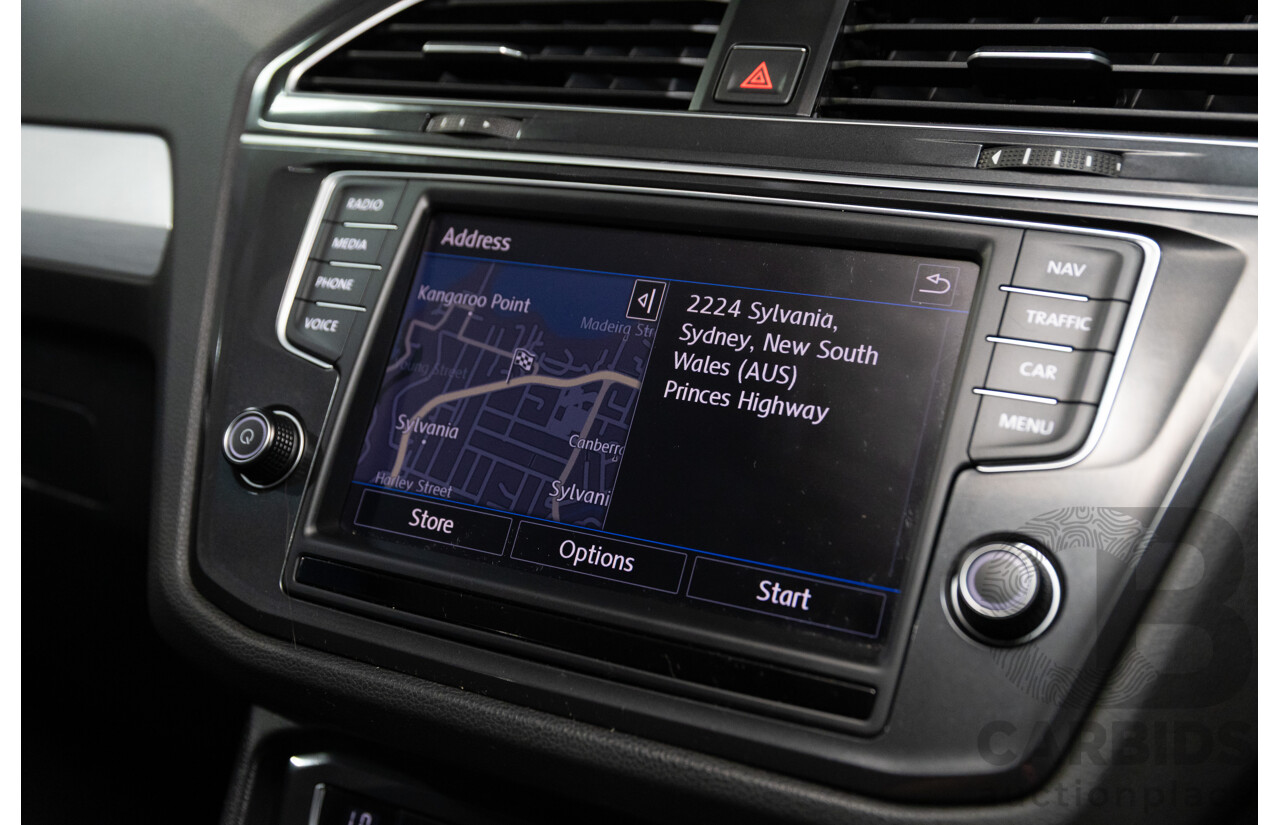 08/2017 Volkswagen Tiguan 132TSI Comfortline (AWD) 5NA MY18 4d Wagon Pure White Turbo 2.0L