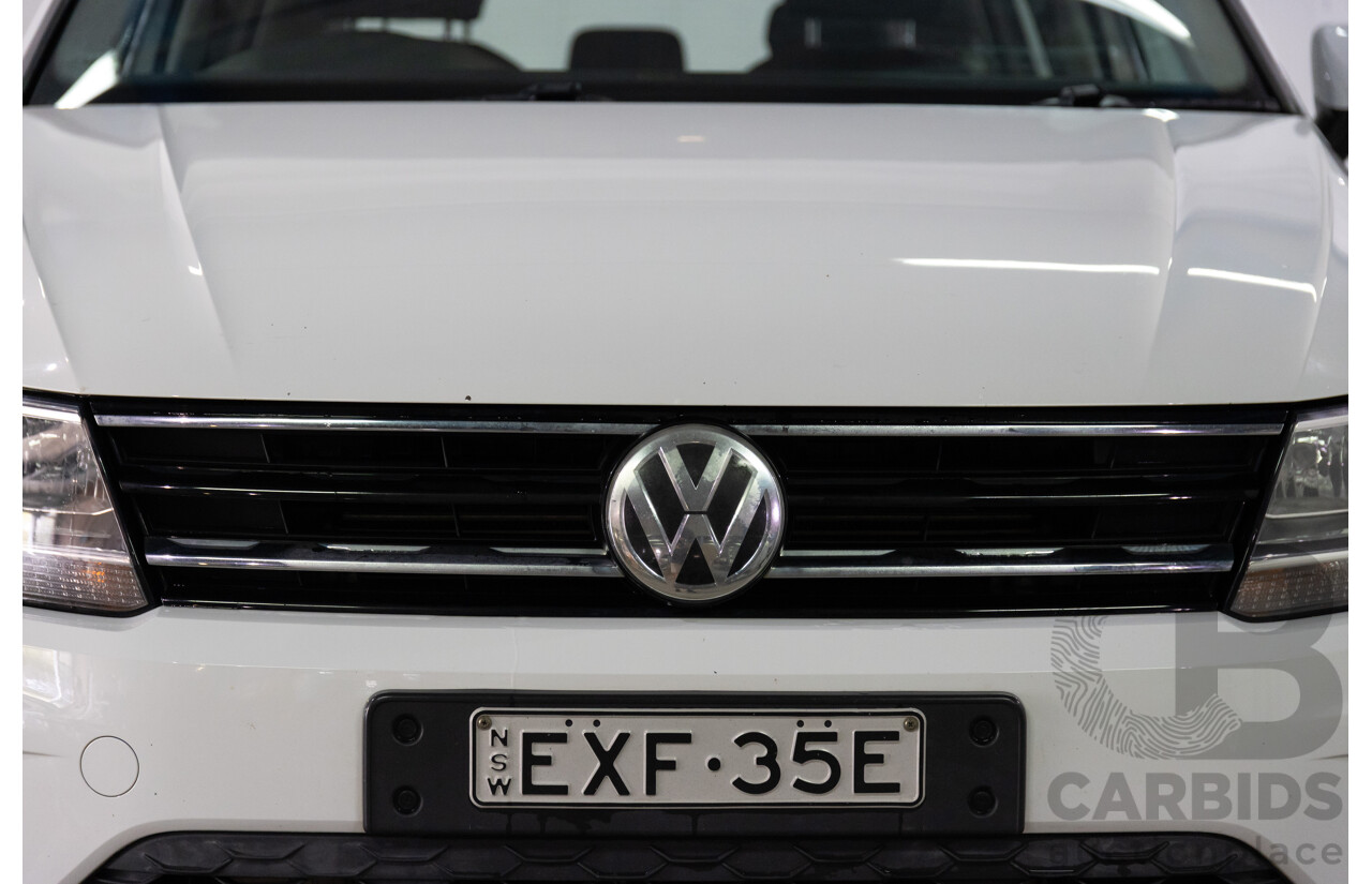 08/2017 Volkswagen Tiguan 132TSI Comfortline (AWD) 5NA MY18 4d Wagon Pure White Turbo 2.0L