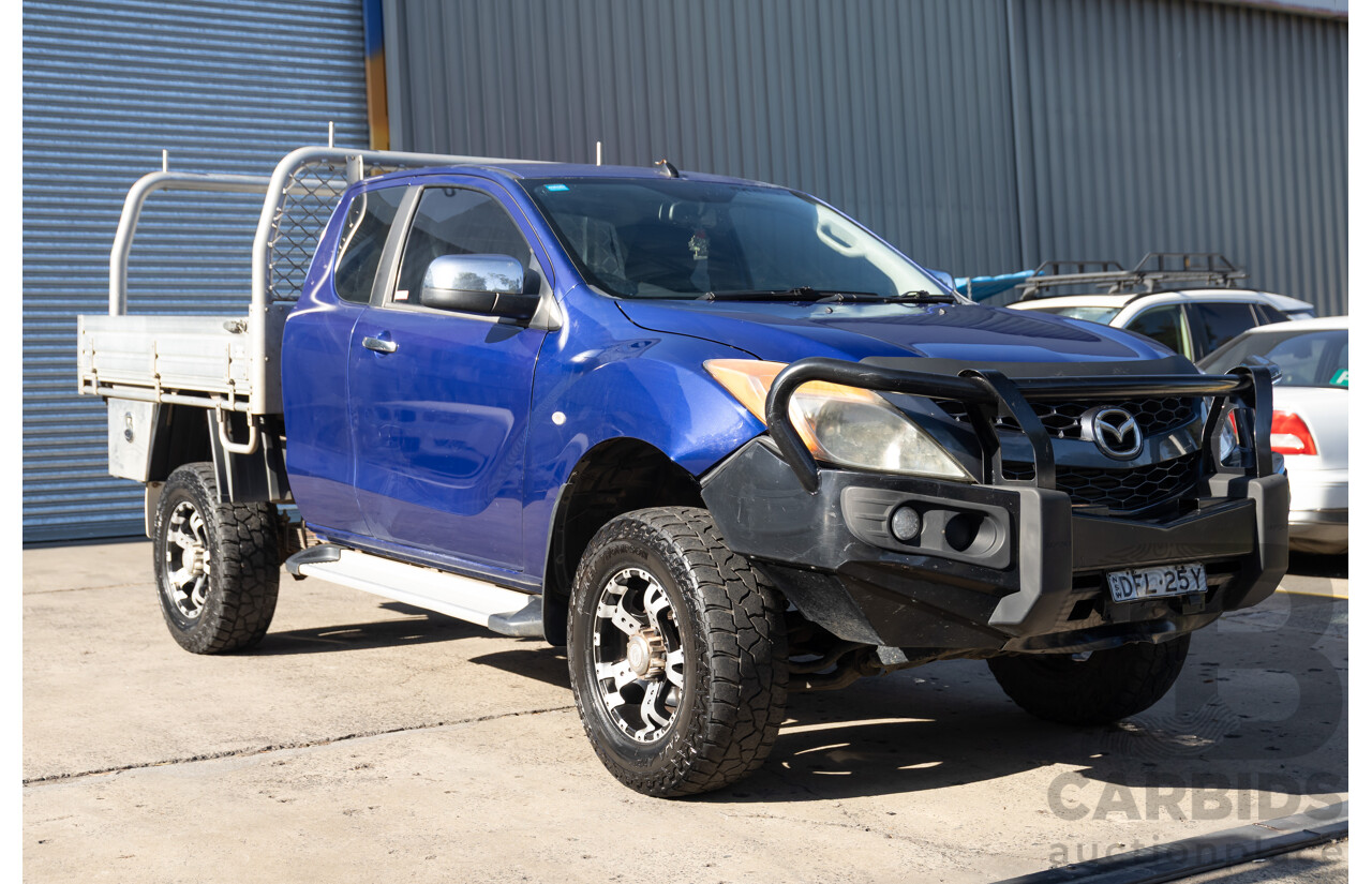 5/2012 Mazda Bt50 XTR (4x4)  Freestyle Utility Aurora Blue Metallic Turbo Diesel 3.2L