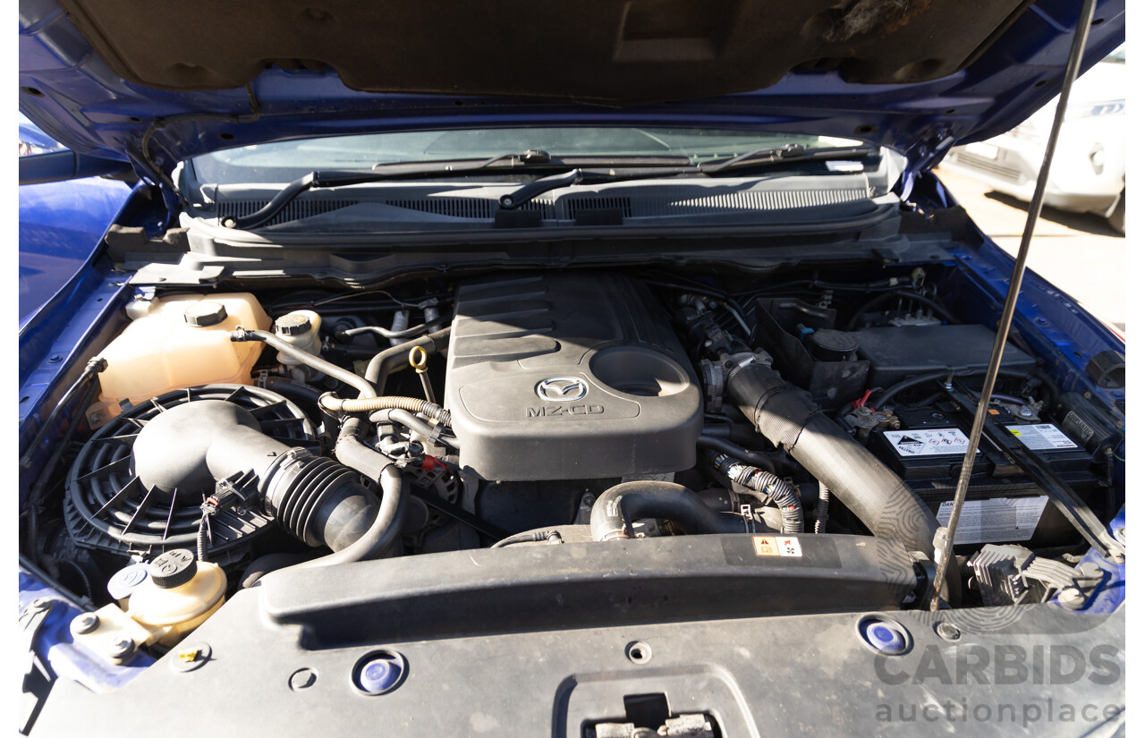 5/2012 Mazda Bt50 XTR (4x4)  Freestyle Utility Aurora Blue Metallic Turbo Diesel 3.2L