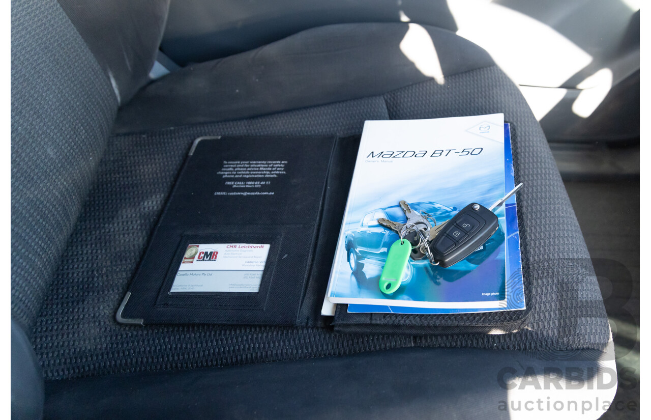 5/2012 Mazda Bt50 XTR (4x4)  Freestyle Utility Aurora Blue Metallic Turbo Diesel 3.2L