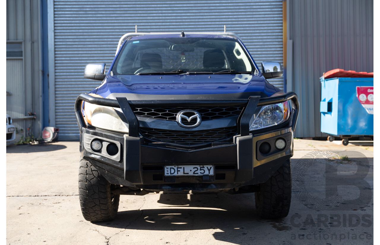 5/2012 Mazda Bt50 XTR (4x4)  Freestyle Utility Aurora Blue Metallic Turbo Diesel 3.2L
