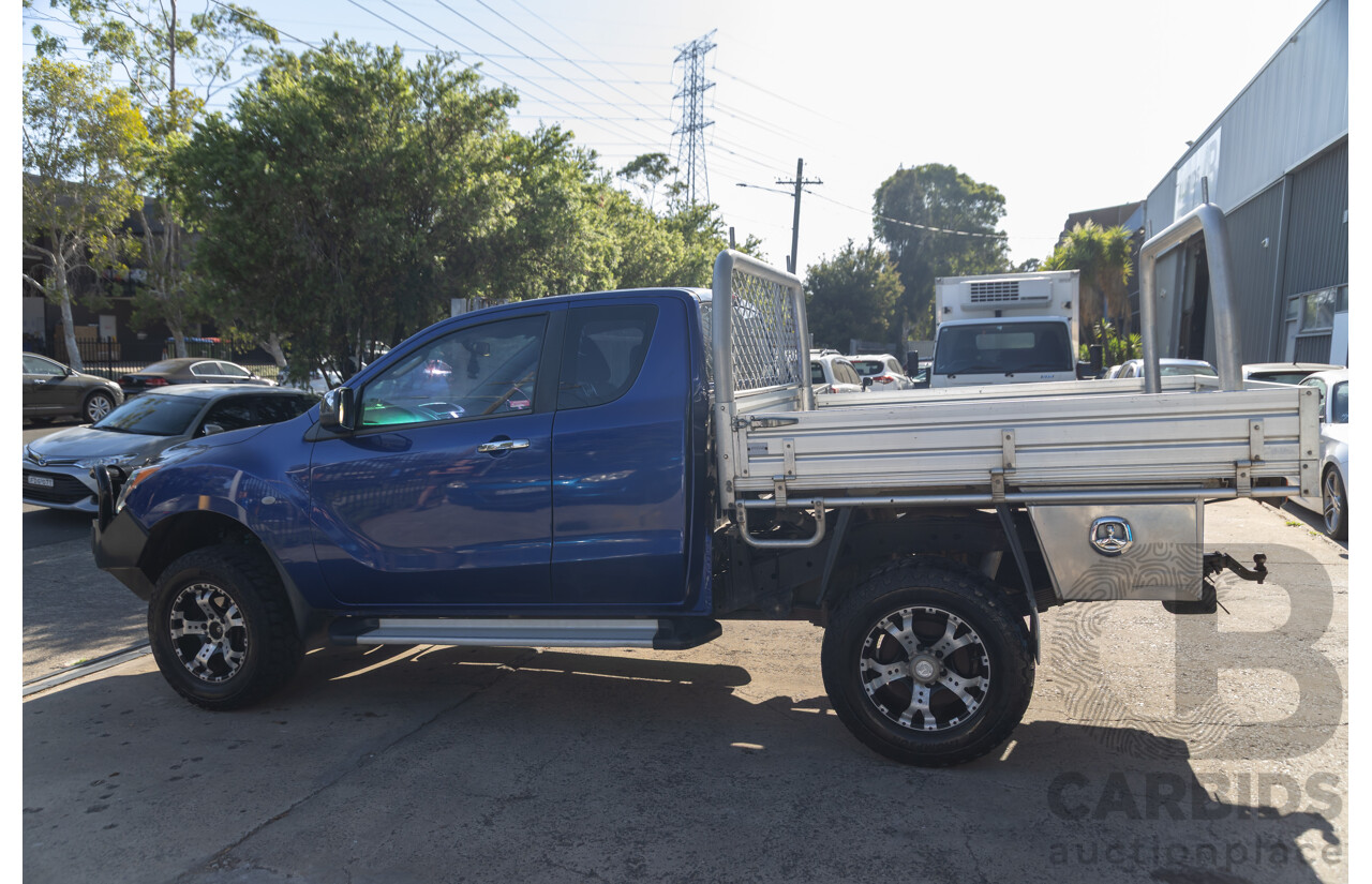 5/2012 Mazda Bt50 XTR (4x4)  Freestyle Utility Aurora Blue Metallic Turbo Diesel 3.2L