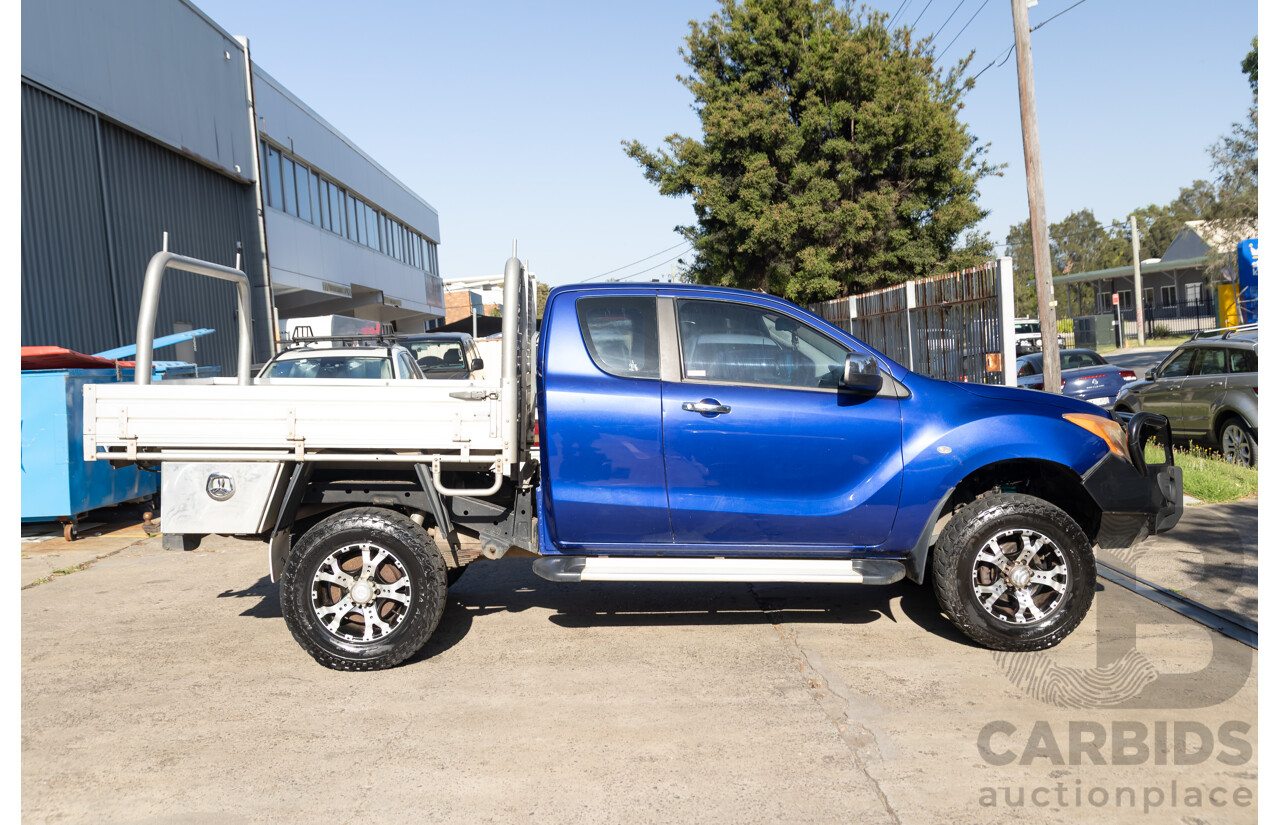 5/2012 Mazda Bt50 XTR (4x4)  Freestyle Utility Aurora Blue Metallic Turbo Diesel 3.2L