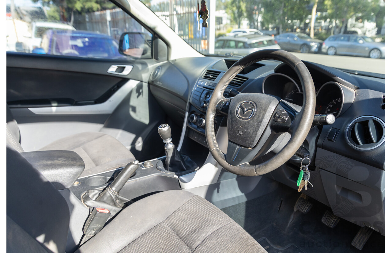 5/2012 Mazda Bt50 XTR (4x4)  Freestyle Utility Aurora Blue Metallic Turbo Diesel 3.2L