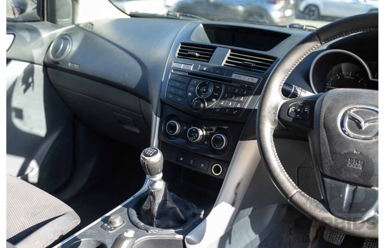 5/2012 Mazda Bt50 XTR (4x4)  Freestyle Utility Aurora Blue Metallic Turbo Diesel 3.2L