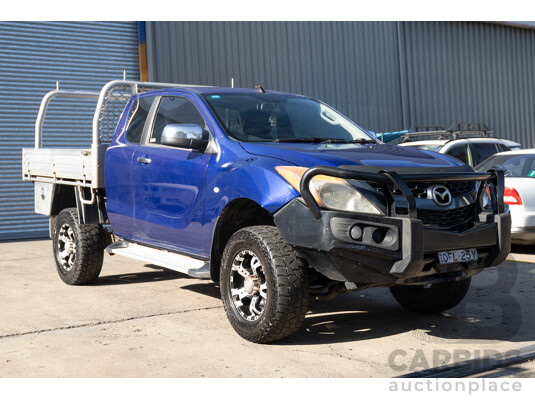 5/2012 Mazda Bt50 XTR (4x4)  Freestyle Utility Aurora Blue Metallic Turbo Diesel 3.2L