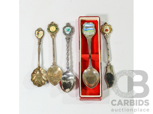 Collection of Silver Dining Ware Including Spoons, Salt and Pepper Shakers, Salt Cellar and More