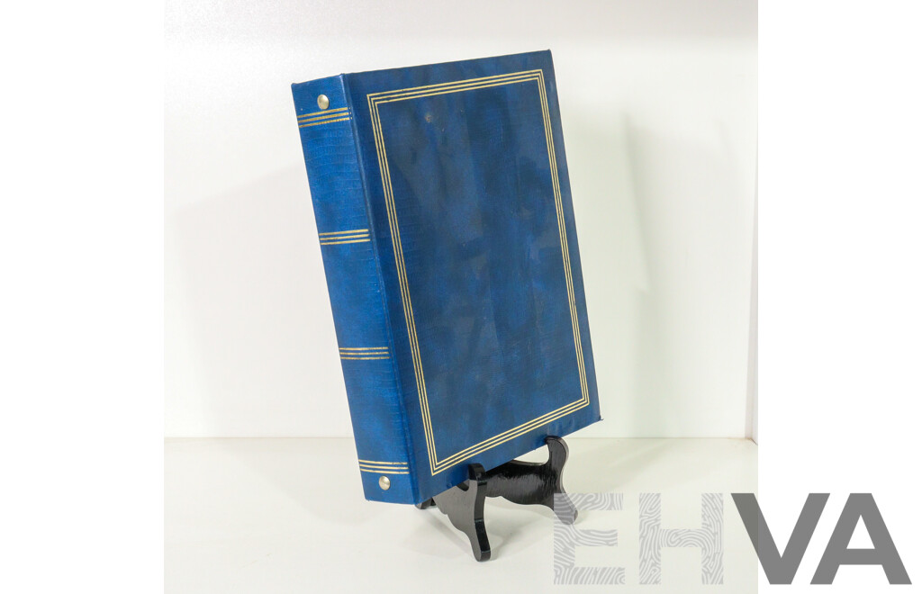 Album of Vintage Australian and International Embroidered Sew on Patches Including , Bathurst, Bowral, Eden, Forbes, Kempsey , Kiama, Taree, Nowra, PNG, Germany and More