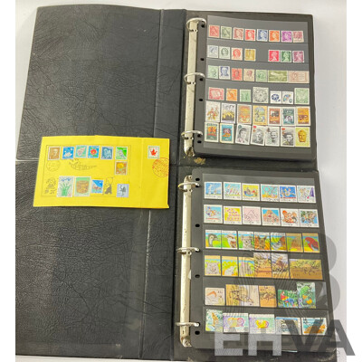 Collection of Australian Cancelled Stamps Including Predecimal, Examples From 1940's to 1990's