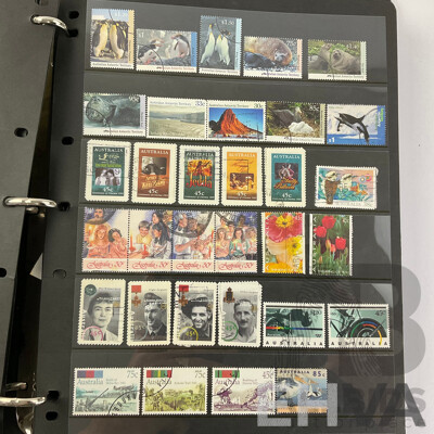 Collection of Australian Cancelled Stamps Including Predecimal, Examples From 1940's to 1990's