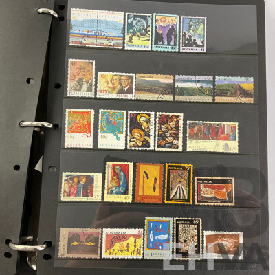 Collection of Australian Cancelled Stamps Including Predecimal, Examples From 1940's to 1990's