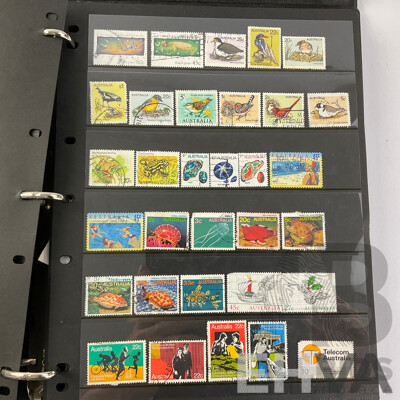 Collection of Australian Cancelled Stamps Including Predecimal, Examples From 1940's to 1990's