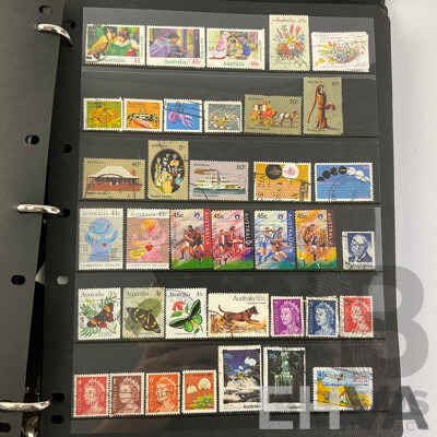 Collection of Australian Cancelled Stamps Including Predecimal, Examples From 1940's to 1990's