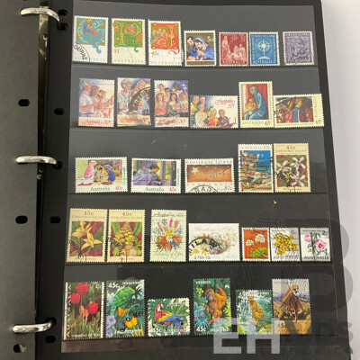 Collection of Australian Cancelled Stamps Including Predecimal, Examples From 1940's to 1990's