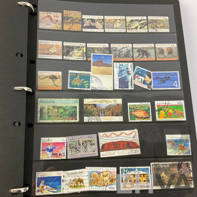 Collection of Australian Cancelled Stamps Including Predecimal, Examples From 1940's to 1990's