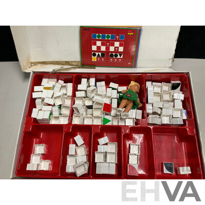 Vintage 1980s Lego Duplo Set 1000 in Original Box Along with Lego Duplo Doll with Articulated Limbs