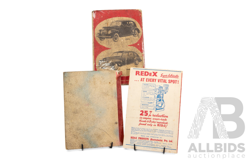 Collection of Three Vintage Motoring Books Including Service Handbook (Ford), Ford Owner's Complete Handbook of Repair & Maintenance & Australian Motor Manuals 1001 Hints, (3)