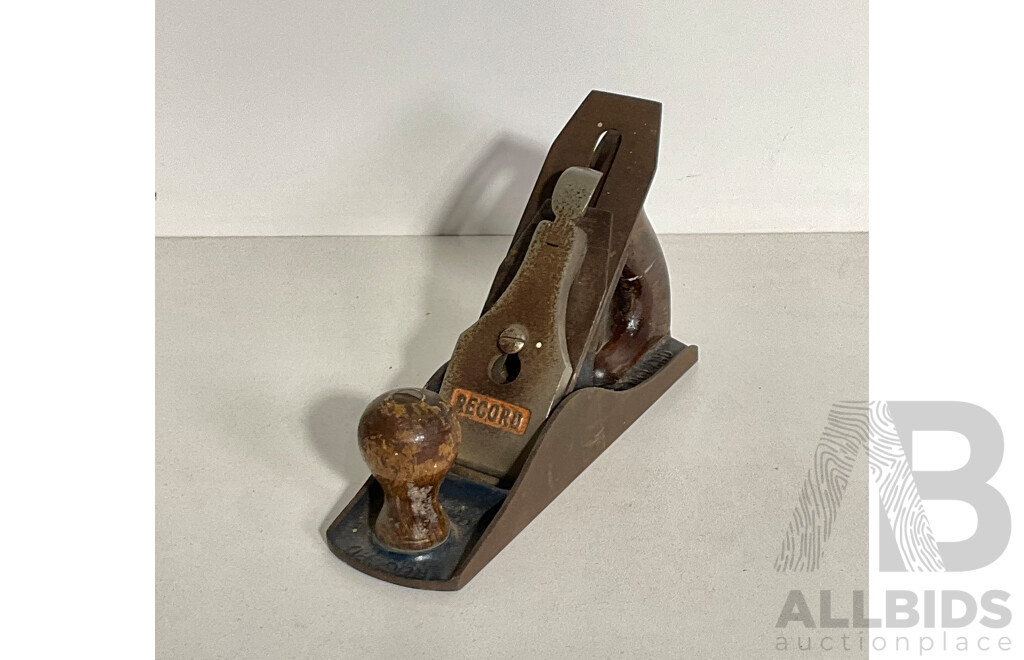 Vintage Record Bench Plane Made in England