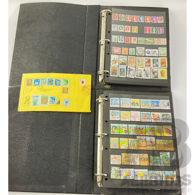 Collection of Australian Cancelled Stamps Including Predecimal, Examples From 1940's to 1990's