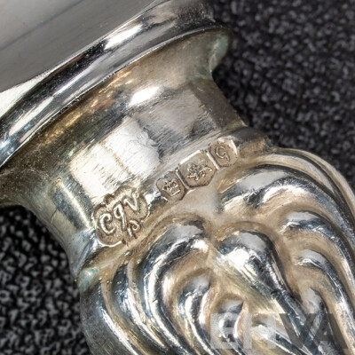 Six Sterling Silver Knives, C J Vander Ltd, Sheffield, 1974