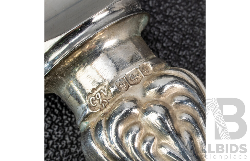 Six Sterling Silver Knives, C J Vander Ltd, Sheffield, 1974