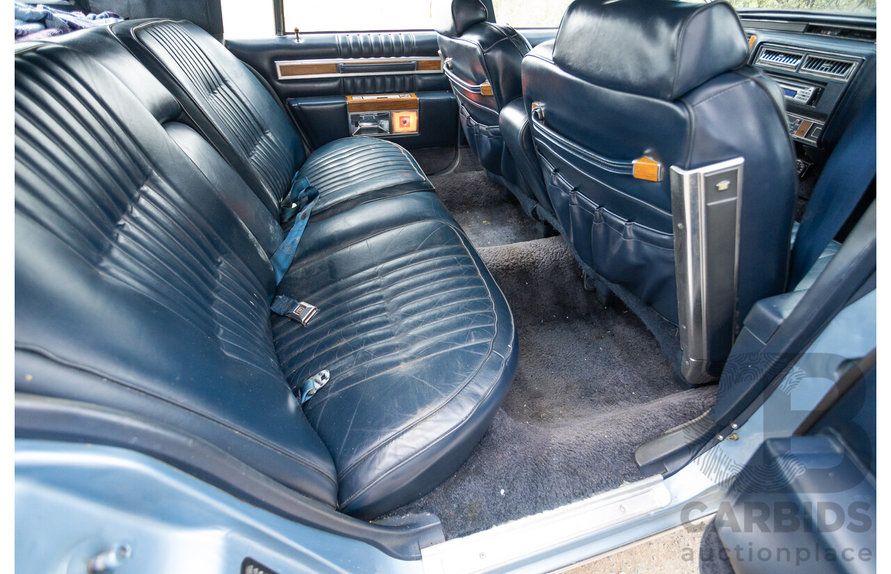 01/1981 Cadillac DeVille 4d Sedan Blue / Grey V8 5.0L