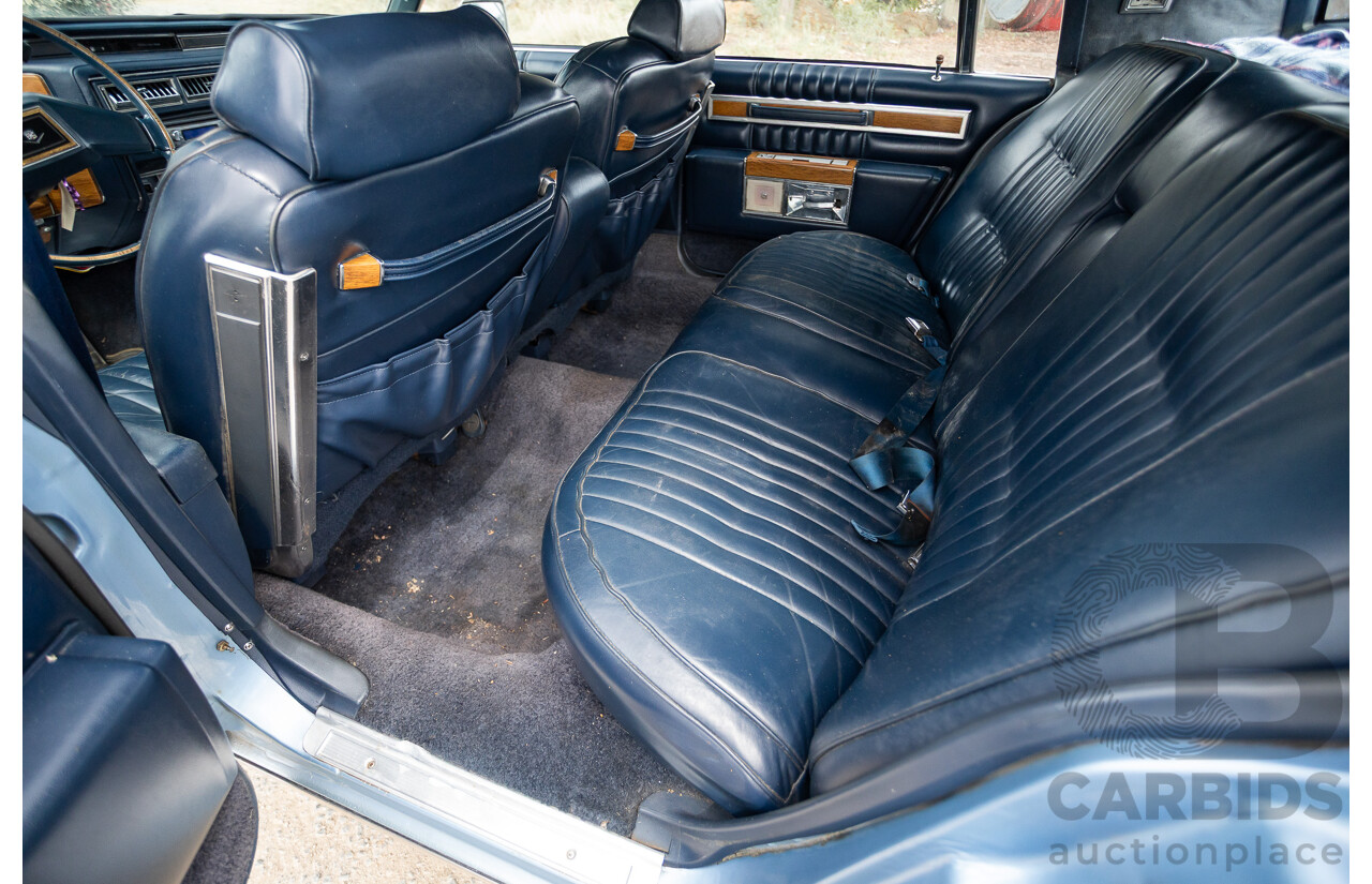 01/1981 Cadillac DeVille 4d Sedan Blue / Grey V8 5.0L