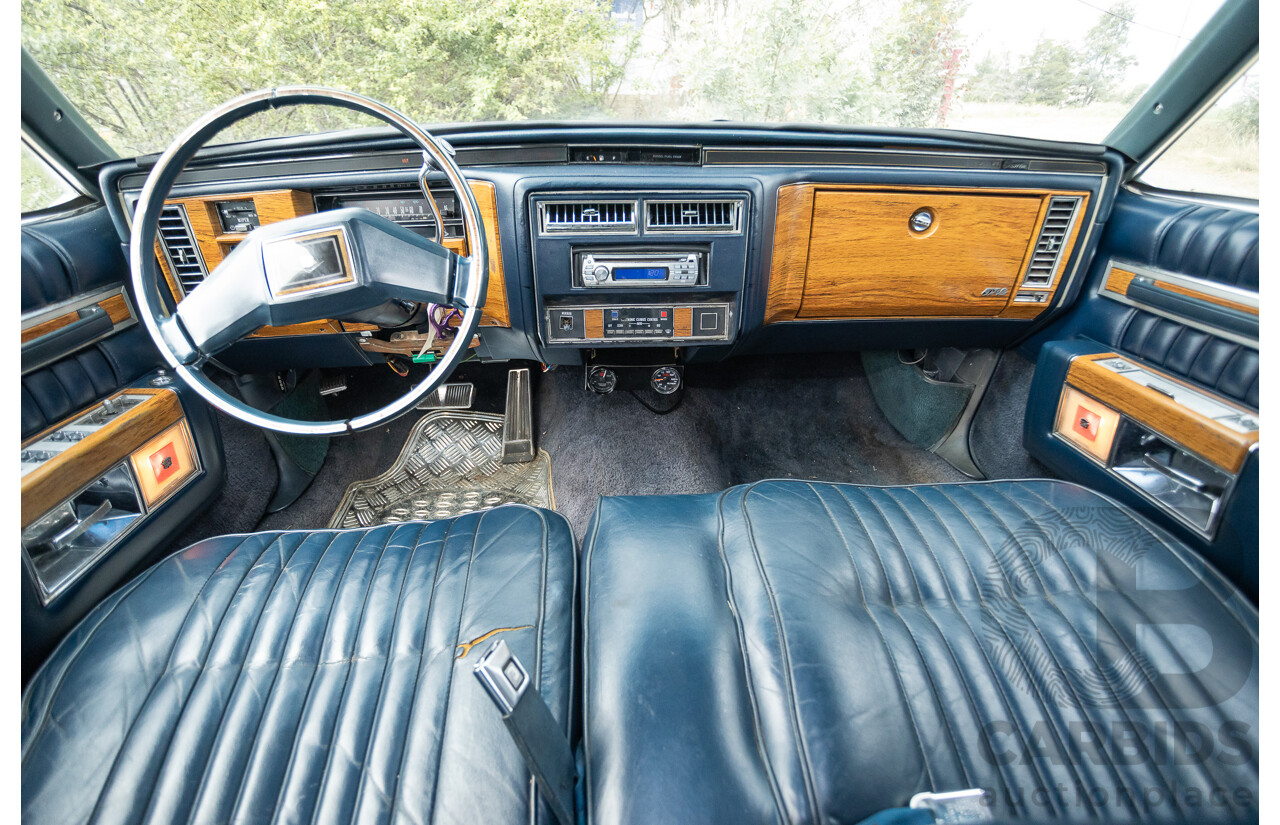 01/1981 Cadillac DeVille 4d Sedan Blue / Grey V8 5.0L