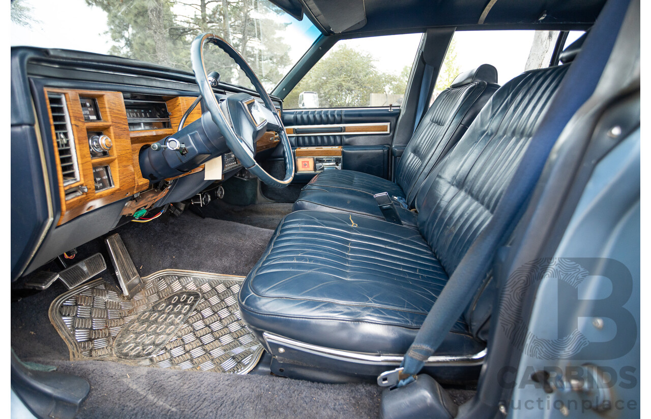 01/1981 Cadillac DeVille 4d Sedan Blue / Grey V8 5.0L