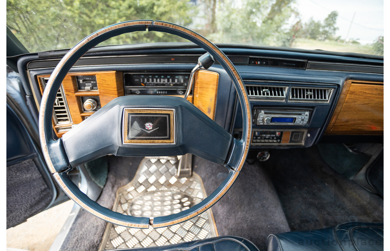 01/1981 Cadillac DeVille 4d Sedan Blue / Grey V8 5.0L
