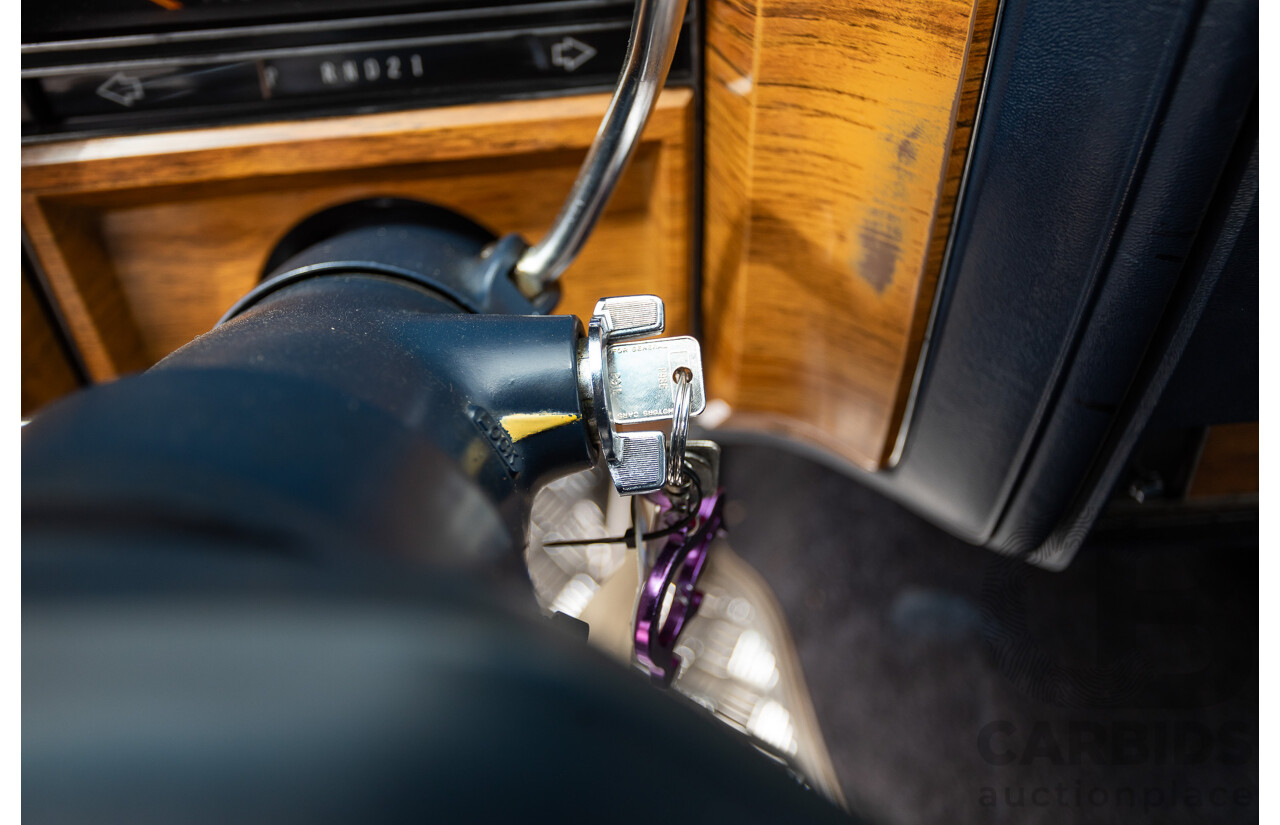 01/1981 Cadillac DeVille 4d Sedan Blue / Grey V8 5.0L