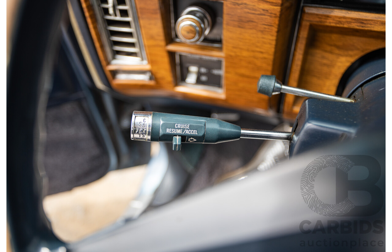 01/1981 Cadillac DeVille 4d Sedan Blue / Grey V8 5.0L