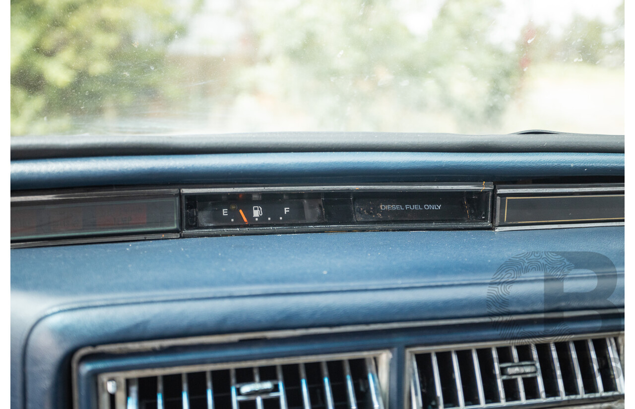 01/1981 Cadillac DeVille 4d Sedan Blue / Grey V8 5.0L