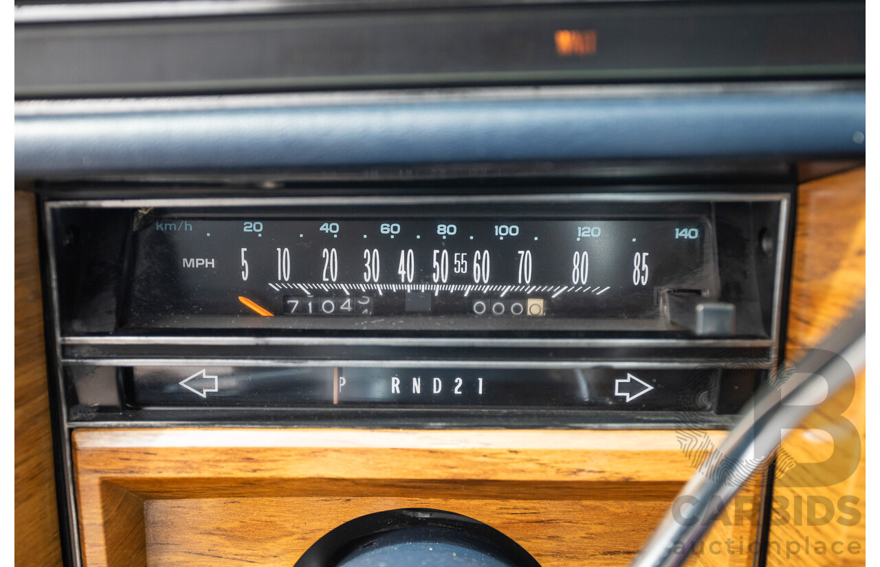 01/1981 Cadillac DeVille 4d Sedan Blue / Grey V8 5.0L