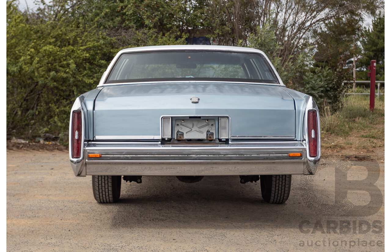 01/1981 Cadillac DeVille 4d Sedan Blue / Grey V8 5.0L